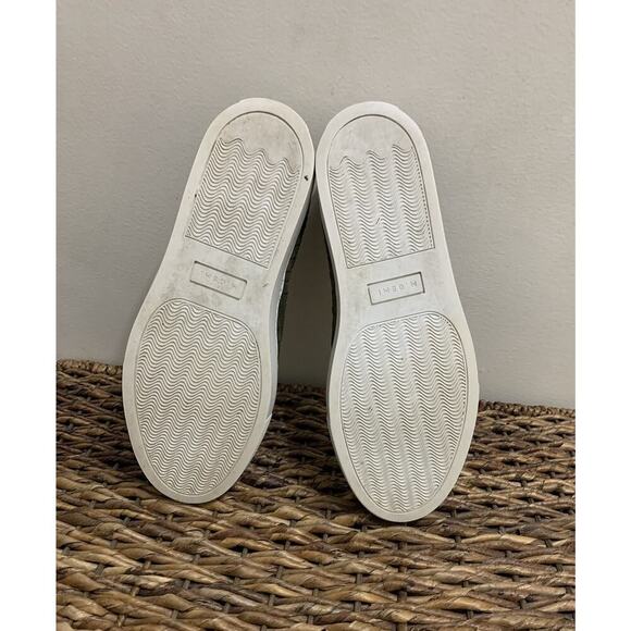 M Gemi Cerchio Woven Leather Womens Flats Size US 9Green Slip On Shoes Italy - Picture 4 of 9